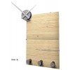 Designové hodiny 10-130n natur CalleaDesign Oscar 66cm (více dekorů dýhy) (Obr. 1)