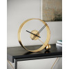Design table clock Endless antik gold/black 32cm (Obr. 0)