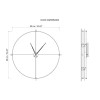 Design wall clock TM906 Timeless 90cm (Obr. 1)