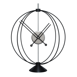 Design table clock AT305 Atom 35cm