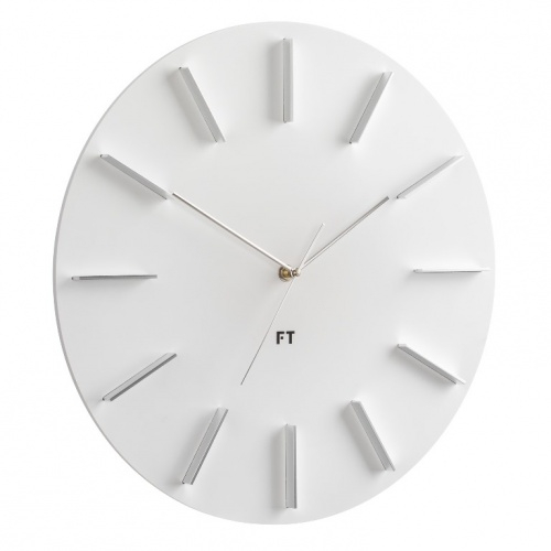 Wall Clock Future Time FT2010WH Round white 40cm
Click to view the picture detail.