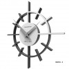 Designové hodiny 10-018 CalleaDesign Crosshair 29cm (více barevných verzí) (Obr. 2)