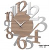 Designové hodiny 10-020n CalleaDesign Russel 45cm (více dekorů dýhy) (Obr. 1)