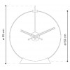 Designové stolní hodiny Nomon Aire W 55cm (Obr. 6)