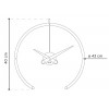 Designové stolní hodiny Nomon Omega Gold 43cm (Obr. 1)
