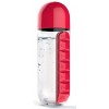 ASOBU multifunkční týdenní dávkovací láhev Pill Organizer červená 600ml (Obr. 4)