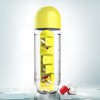 ASOBU multifunkční týdenní dávkovací láhev Pill Organizer žlutá 600ml (Obr. 3)