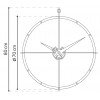 Designové nástěnné hodiny Nomon Doble OG 80cm (Obr. 4)