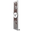 Designové hodiny 10-026 natur CalleaDesign Thin 58cm (více dekorů dýhy) (Obr. 3)