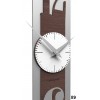Designové hodiny 10-026 natur CalleaDesign Thin 58cm (více dekorů dýhy) (Obr. 4)