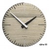 Designové hodiny 10-025 natur CalleaDesign Exacto 36cm (více dekorů dýhy) (Obr. 1)