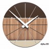 Designové hodiny 10-029 natur CalleaDesign Benja 35cm (více dekorů dýhy) (Obr. 2)