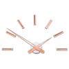 Designer self-adhesive wall clock Future Time FT9600CO Modular copper 60cm (Obr. 0)