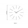 Designové nástěnné hodiny Nomon Merlin 12i black 110cm (Obr. 1)