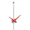 Designové nástěnné hodiny Nomon Punto y coma I red 113cm (Obr. 0)