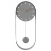 Designové kyvadlové nástěnné hodiny 5822GY Karlsson 50cm (Obr. 0)