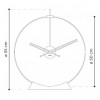 Designové stolní hodiny Nomon Aire G 55cm (Obr. 1)