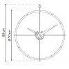 Designové nástěnné hodiny Nomon Doble ONG 80cm (Obr. 3)
