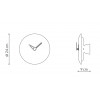 Designové nástěnné hodiny Nomon Bari S Sahara 24cm (Obr. 2)