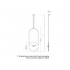Designové nástěnné hodiny Nomon Colgante Calacatta 90cm (Obr. 4)