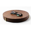 Luxury wooden storage tray Pau Natural solid ST walnut 27cm (Obr. 1)
