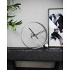 Design table clock Endless antik silver/black 32cm (Obr. 2)