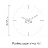 Designové nástěnné hodiny Nomon Puntos Suspensivos 4i 50cm (Obr. 6)