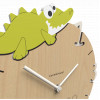 Dětské nástěnné hodiny s vlastním jménem CalleaDesign krokodýl 36cm (Obr. 1)