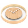 Designové nástěnné hodiny 3046 Nextime Wood Loop 30cm (Obr. 1)