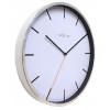 Designové nástěnné hodiny 3071wi Nextime Company White Stripe 35cm (Obr. 0)