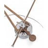 Designové nástěnné hodiny Nomon Cris walnut 70cm (Obr. 0)