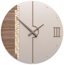 Designové hodiny 10-213 CalleaDesign Tristan Swarovski 60cm (více barevných verzí)