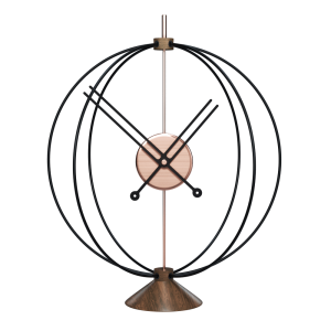 Design table clock AT314 Atom 35cm