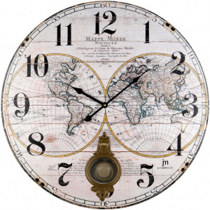 Designové nástěnné hodiny 21530 Lowell 58cm