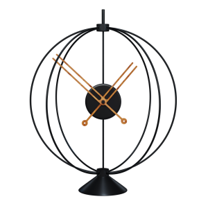 Design table clock AT302 Atom 35cm