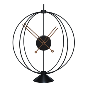 Design table clock AT303 Atom 35cm