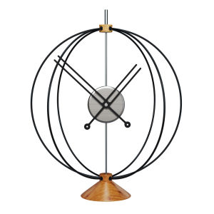 Design table clock AT306 Atom 35cm