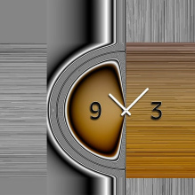 Designové nástěnné hodiny 6044-0002 DX-time 40cm