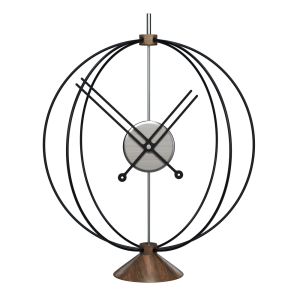 Design table clock AT307 Atom 35cm