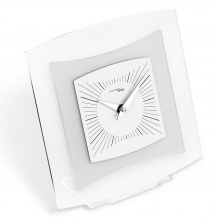 Designové stolní hodiny I805BN white IncantesimoDesign 20cm