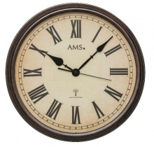 Nástěnné hodiny 5977 AMS řízené rádiovým signálem 42cm