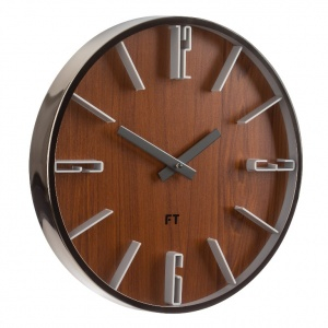 Designer wall clock Future Time FT6010TT Numbers 30cm