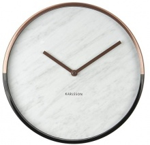 Designové nástěnné hodiny 5605WH Karlsson 30cm