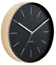 Designové nástěnné hodiny 5695BK Karlsson 28cm