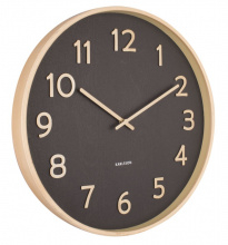 Designové nástěnné hodiny 5852BK Karlsson 40cm