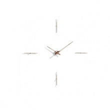 Designové nástěnné hodiny Nomon Merlin Walnut 4NP 125cm