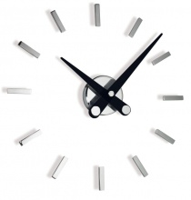 Designové nástěnné hodiny Nomon Puntos Suspensivos 12i black 50cm