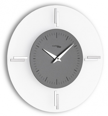 Designové nástěnné hodiny I060MAT smoke grey IncantesimoDesign 35cm
Click to view the picture detail.