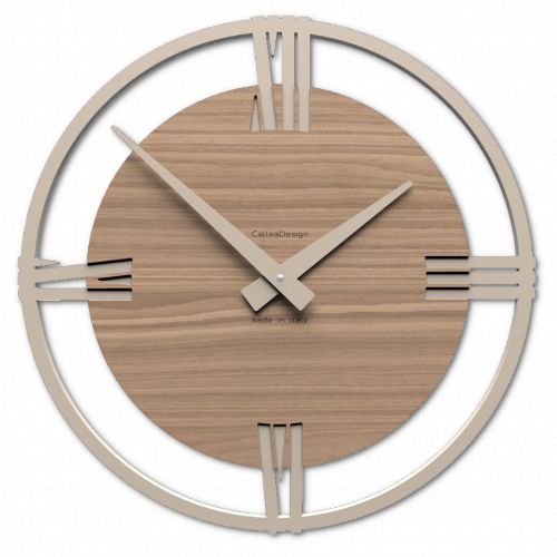 Designové hodiny 10-216n natur CalleaDesign Sirio 60cm (více dekorů dýhy)
Click to view the picture detail.