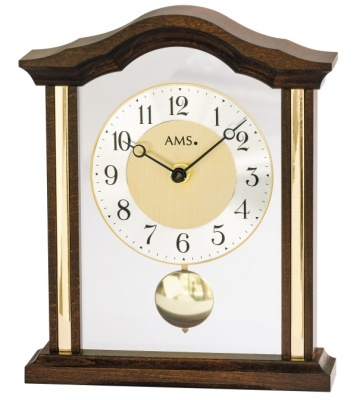 Luxusní dřevěné stolní hodiny 1174/1 AMS 23cm
Click to view the picture detail.